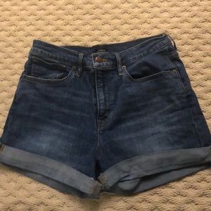J Crew Factory denim cutoffs